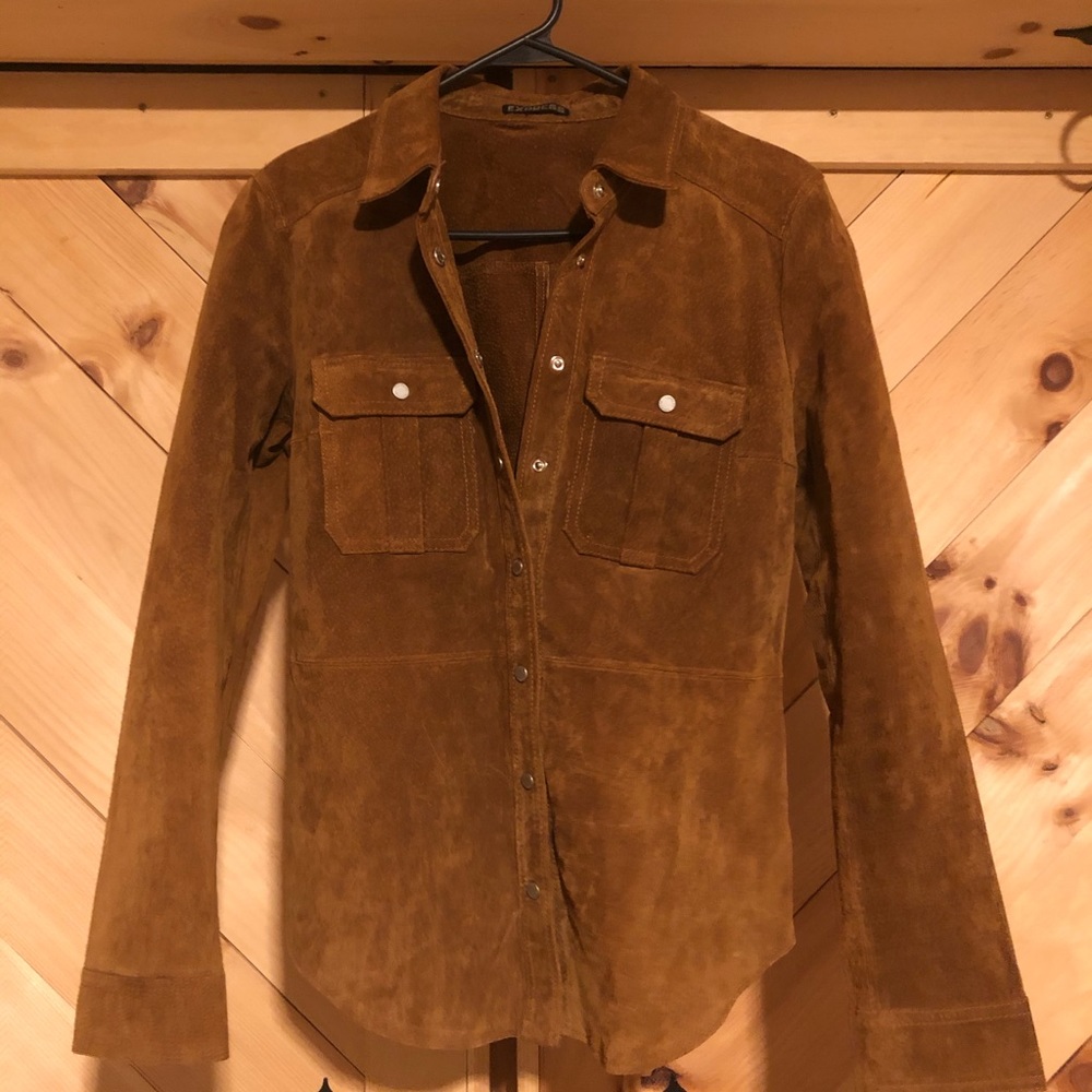 Express leather top